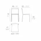 Vondom Quartz stabelbar have stol med moderne design Viadurini