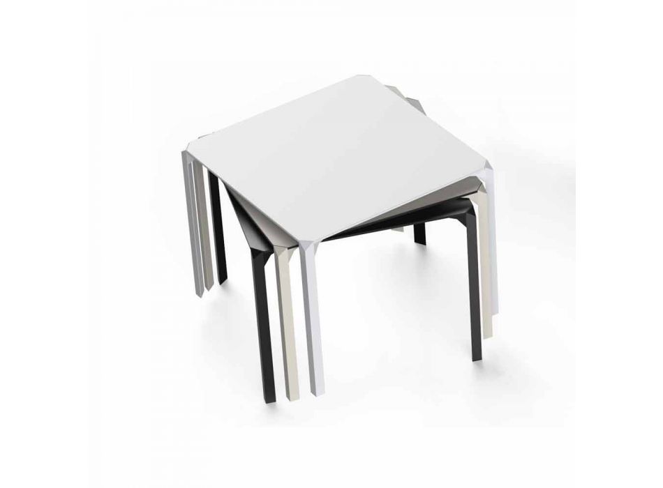 Vondom Quartz udendørs firkantet bord med moderne design Viadurini