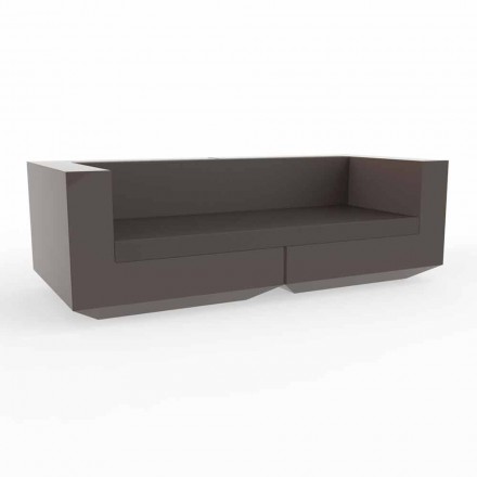 Vondom Vela L220cm have sofa i bronze lakeret design Viadurini