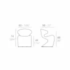 Vondom Wing moderne design havestole Viadurini